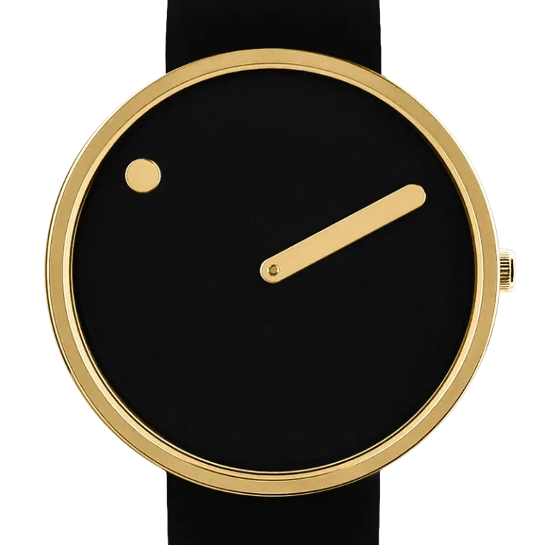 PICTO 40 MM / NEGRO / SILICONA NEGRA