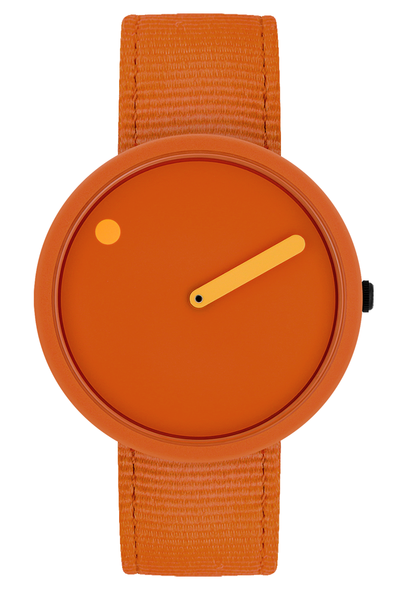 PICTO 40 MM / NARANJA TOSTADO / RECICLADA NARANJA TOSTADO