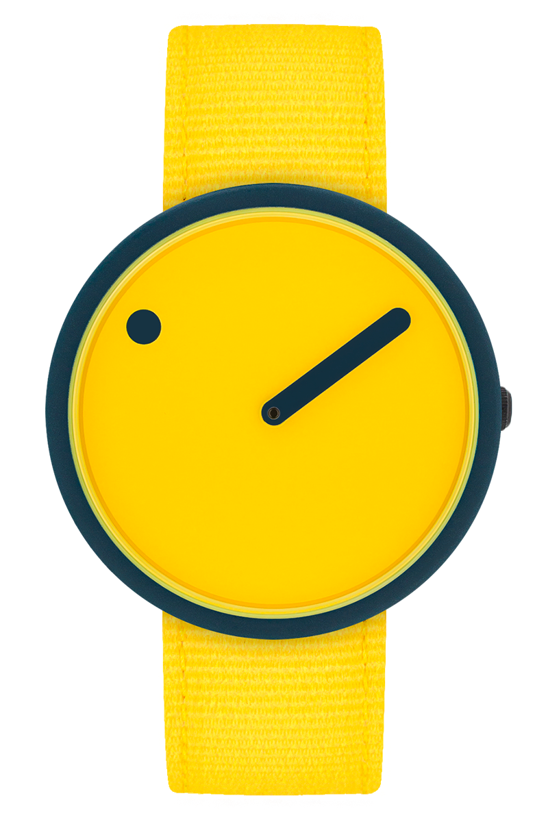 PICTO 40 MM / AMARILLO ELECTRICO / RECICLADA AMARILLO ELECTRICO