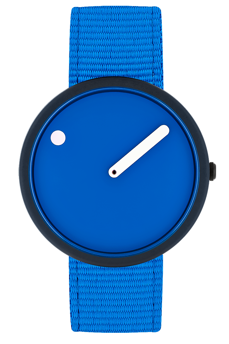 PICTO 40 MM / AZUL CORDILLERA / RECICLADA AZUL CORDILLERA