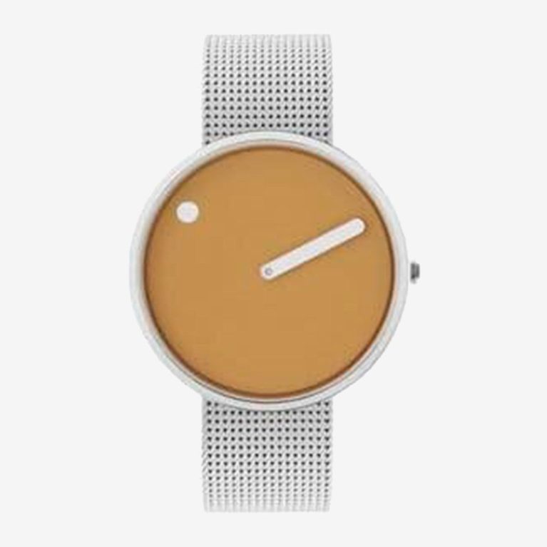 PICTO 40 MM / MOSTAZA / MALLA ACERO